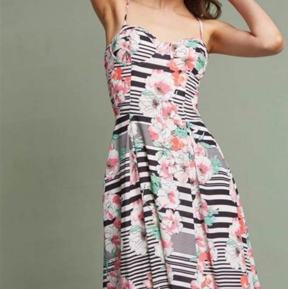 Yumi Kim striped foral dress
